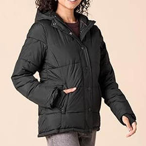 แจ็กเก็ตแบบขนเป็ดผ้าเดนิมสำหรับผู้ชายเสื้อโค้ทซิปหน้ามีซิปตั้งได้เสื้อโค้ทกันหนาวแบบวินเทจ - Product Image 5