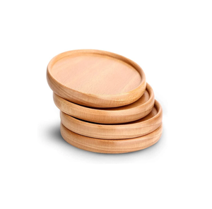 Posavasos enfriador de vino de madera ecológico de 3mm posavasos de sublimación para forma redonda y al mejor precio - Product Image 5