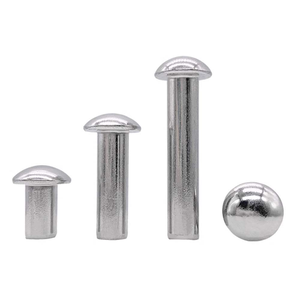 Rivets pour bateaux en aluminium, rivets à tête ronde en dôme DIN660 - Product Image 1
