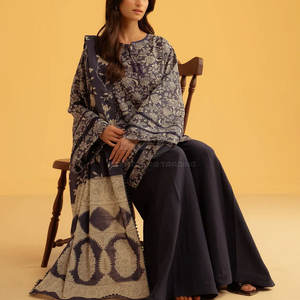 Traje Salwar de Organza Pakistaní, Salwar Kameez Pakistaní de Lujo Personalizado, Conjunto de 3 Piezas Pesado y Elegante - Product Image 6