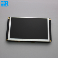 HAORAN Modul LCD TFT 5 Inci Papan Mikrokontroler STM32 Resolusi 800X480 Konektor 4-Pin Antarmuka USB/TTL Lampu Latar 12-LED
