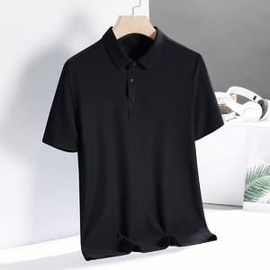 เสื้อยืดแขนสั้นผู้ชายผ้าฝ้ายถัก 100% ระบายอากาศได้ดี สวมใส่สบาย สีพื้น ปรับแต่งได้ คุณภาพสูง ขายดี - Product Image 4