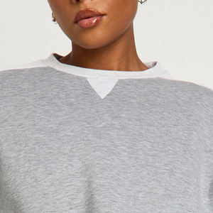 Sudadera de Color Sólido para Mujer, Ajuste Cómodo, Acabado Limpio, Diseño de Mangas Largas para Invierno con Cuello Redondo, Diseño 2026 - Product Image 2