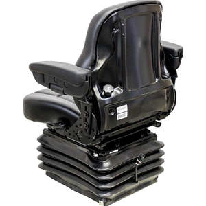 Siège de camion-benne / excavatrice 24 V robuste avec suspension pneumatique - Product Image 3