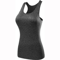 Venta al por mayor logotipo personalizado a granel verano alta calidad señoras blanco negro ropa de calle 220g punto acanalado camiseta sin mangas mujeres 100% algodón