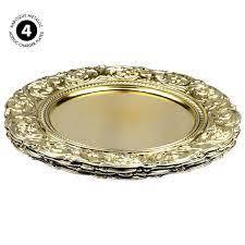 Plato de Presentación Redondo de Metal, Acero Inoxidable, Decorativo, para Cena, Boda, Hotel, Vajilla - Product Image 2