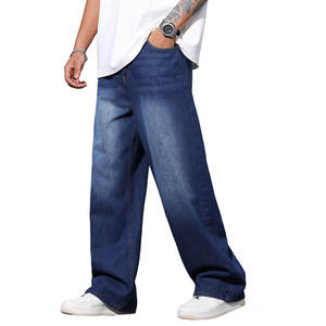¡Novedad de 2025! Pantalones vaqueros de gran tamaño para hombre de corte Regular, prendas de vestir, tarifa al por mayor, pantalones de gran tamaño para hombre de la mejor calidad, precio razonable - Product Image 1