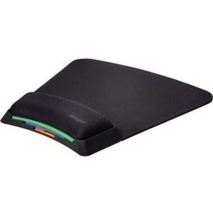 Tapis de souris Kensington SmartFit en microfibre 21 x 2,5 x 29 cm noir - Product Image 1