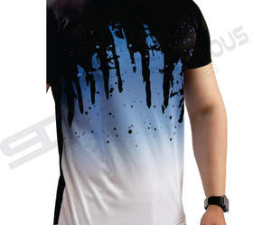 Camisas de sublimación 100 poliéster Almacén de EE. UU. Venta al por mayor Camisetas de algodón de poliéster en blanco para camisetas de sublimación - Product Image 3