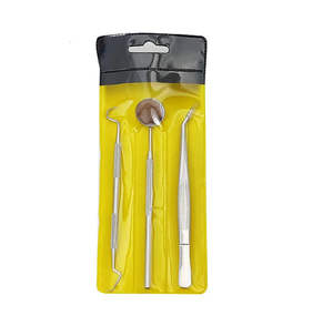 Kit 3-en-1 Manuel en Acier Inoxydable pour Nettoyage Dentaire : Sonde, Forceps et Miroir Buccal par SurgiRight - Product Image 5