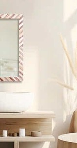 Espejo de pared con incrustaciones de resina hecho a mano, pieza decorativa de lujo para hogares y uso comercial - Product Image 3