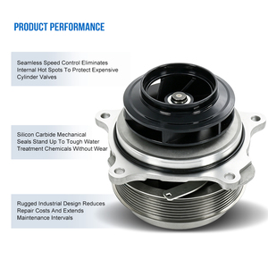 Pompe à eau de moteur diesel 1912940 1912940R 2042161 1949546 2104580 pour système de refroidissement PACCAR <span class=keywords><strong>DAF</strong></span> EURO 6 MX-11 MX-13 XF CF - Product Image 1