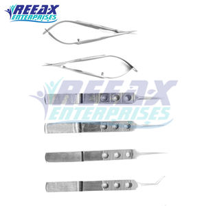 REEAX ENTERPRISES Instrumentos microquirúrgicos oftálmicos oculares de acero inoxidable reutilizables la base de herramientas quirúrgicas - Product Image 6