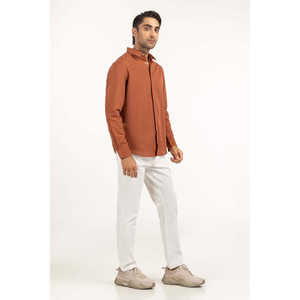 Camisas Casuales para Hombre, Doble Botonadura, 100% Algodón, Popelina a Rayas, Teñido Liso, Suministro ODM - Product Image 4