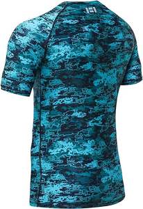 เสื้อรัดกล้ามเนื้อ MMA สำหรับผู้ชาย พิมพ์ลายโลโก้สีตามสั่งด้วยเทคนิค Sublimation คุณภาพสูง ขายส่ง แขนสั้น - Product Image 6