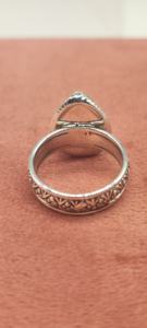 Grossiste Bague en argent sterling 925 faite à la main Turquoise cuivre vert naturel Pierre de naissance Vintage Mariage Fiançailles Anniversaire - Product Image 2