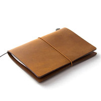 Couverture de veste de livre de journal en cuir A4 avec logo personnalisé personnalisé