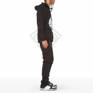 Ropa deportiva Cómodo chándal acampanado de secado rápido para hombres Nuevo diseño de alta fabricación Logotipo personalizado Chándales Acampanados para hombres - Product Image 3