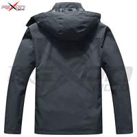Chaqueta Impermeable Ligera Unisex con Capucha y Cuello Alto, de Lona, para Exteriores, de Secado Rápido y Transpirable, para Senderismo y Viajes