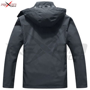 Chaqueta Impermeable Ligera Unisex con Capucha y Cuello Alto, de Lona, para Exteriores, de Secado Rápido y Transpirable, para Senderismo y Viajes - Product Image 2