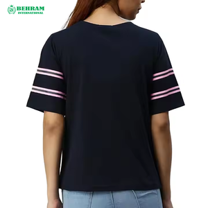 T-shirt décontracté pour homme en mélange polyester/coton respirant et écologique, coupe ample, col rond, 200g - Product Image 2