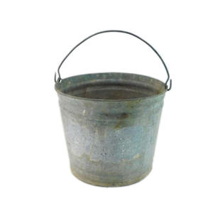 ตะกร้าปลูกต้นไม้กลางแจ้งเหล็กของโบราณใช้สำหรับตกแต่งสำนักงานสีชมพู - Product Image 5