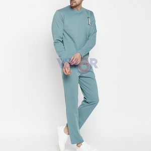 Survêtement surdimensionné en polaire 2 pièces personnalisé pour hommes, jogging à capuche, décontracté, écologique, solide, respirant, grande taille, hiver - Product Image 2