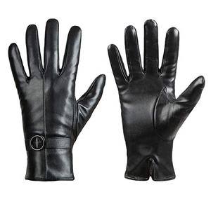 Gants en cuir décontractés pour hommes, best-sellers, vintage, avec grip pour la conduite, chauds pour l'hiver, en cuir véritable - Product Image 4