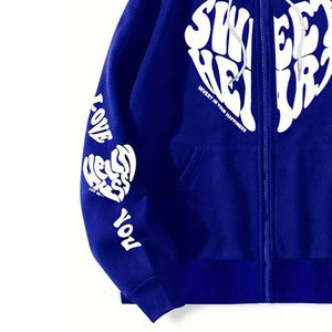 Sudadera con capucha de gran tamaño de alta calidad informal para hombre con estampado digital para Sudadera con capucha de invierno - Product Image 4