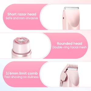 Nouveau Rasoir Électrique Rechargeable 2-en-1 pour Femme 2025 – Épilateur Corporel et Facial Étanche IPX7 pour Visage, Lèvres, Menton et Aisselles - Product Image 6