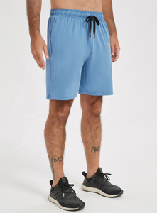 กางเกงขาสั้นออกกำลังกายสำหรับผู้ชายกางเกงขาสั้น85% 15% โพลีเอสเตอร์ผ้าสแปนเด็กซ์พิมพ์โลโก้ได้ตามต้องการ - Product Image 4