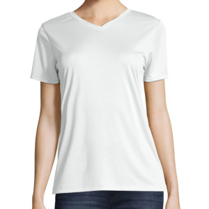 Camisetas de Verano para Mujer, Estampadas con Transferencia de Calor, Cuello Redondo, Manga Larga, Corte Ajustado, Antiarrugas, Transpirables, Tejido Jersey, Casual - Product Image 1