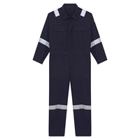 Combinaison de sécurité en coton 100% ignifuge, antistatique, respirante et réfléchissante, kit EPI complet, vêtements de travail