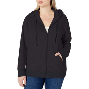 Ropa de calle Lisa para mujer Sudaderas con capucha duraderas Servicio OEM para mujer Sudaderas con capucha de gran tamaño de calidad premium ajustables con logotipo - Product Image 5