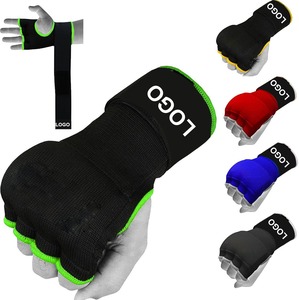 Guantes Interiores de Boxeo y Kickboxing LOGO con Acolchado de Gel para MMA UFC, Equipo de Protección para Entrenamiento en Todas las Estaciones, Modelo con Cierre - Product Image 1