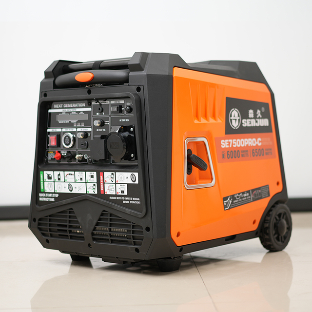 Discount Price 5500W Portable Gasoline Dual-fuel Ultra-silent Inverter Generator with Remote Start