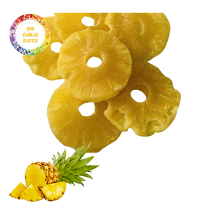 Piña Deshidratada Suave, Fruta Tropical Dulce y Suave, Rodajas Secas Naturales, Bocadillo Masticable, Proveedor a Granel de Piña - Product Image 2