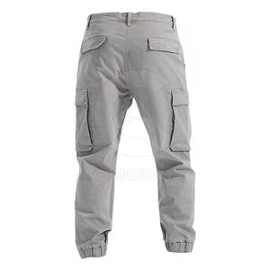 Pantalones Cargo de marca privada para hombre a la venta, pantalones Cargo de Color liso para hombre, pantalones Cargo con múltiples bolsillos - Product Image 4