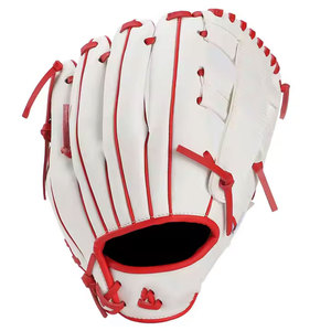 Guantes de béisbol de cuero Kip profesional de talla grande último diseño para adultos y jóvenes de Pakistán - Product Image 2