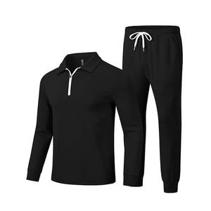 Traje deportivo para hombre Sudadera con capucha deportiva de otoño e invierno + Pantalones para correr 2 conjuntos Moda para hombre Fitness al aire libre Ropa deportiva informal - Product Image 3