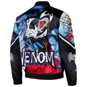 แจ็คเก็ตซาตินราคาถูก แจ็คเก็ตบอมเบอร์สั่งทำพิเศษจากปากีสถาน แจ็คเก็ตเบสบอลซาตินปักลายสำหรับผู้ชาย ขายส่ง - Product Image 3