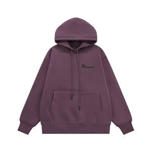 Saison d'hiver Sweatshirts à capuche à manches longues et à épaules tombantes pour hommes Sweatshirts à capuche pour hommes de grande taille 500gsm - Product Image 4