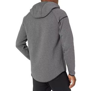 Sweat-shirt à capuche pour homme, coupe classique, 100% coton, molleton épais, imperméable, avec poche, personnalisable, uni, hiver, vente en gros - Product Image 4