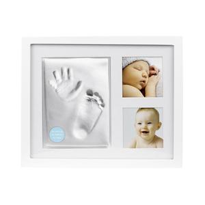 PEARHEAD Marco de fotos 'Baby' para 2 fotos con huellas, incluye rodillo de arcilla para modelar marcos de fotos, talla L, para recuerdos de bebé - Product Image 2