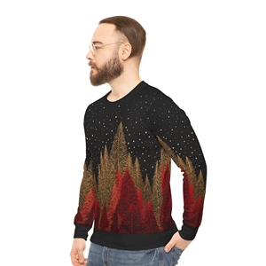 Cárdigan de invierno de punto personalizado con cuello redondo tejido de Cachemira con estampado sublimado Navidad suéter feo patrón Logo Decoración - Product Image 5