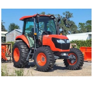 รถแทรกเตอร์เกษตรกรรมสำหรับงานหนัก คูโบต้า M6060 พร้อม PTO และระบบยกไฮดรอลิก สำหรับการเกษตร การปลูกพืช การจัดสวน และการขนส่ง - Product Image 1