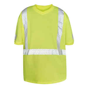 Reflective Shirt High Visibility Safety T-Shirt Men <b>Women</b> Lightweight Breathable Durable Outdoor Workwear <b>Top</b> - Product Image 2