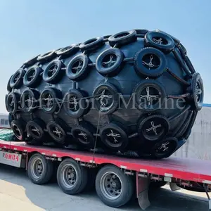 Ship To Dock Floating Net Type Marine Boat Pneumatic Rubber Fender