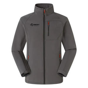 Venta al por mayor de alta calidad chaqueta Softshell Hombres Invierno Streetwear Cremallera con bolsillos con cremallera Chaqueta Softshell - Product Image 1