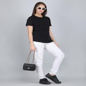 Femmes col en O tenues d'été pour femmes col rond haut régulier femme graphique personnalisé coton t-shirts t-shirts femmes T-shirt - Product Image 5